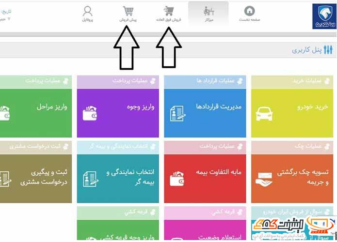 ثبت نام ایران خودرو